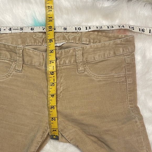 American Eagle Tan Corduroy Jeggings Size 2 - Picture 6 of 7